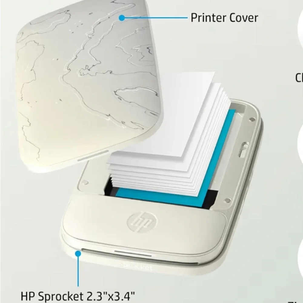 HP Portable Photo Printer Used In A good Condition